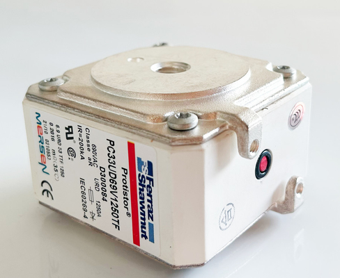 Ferraz D300084 オリジナル セラミック 車両 フィュージ 1250A 690V 200KA DC 欠陥電流