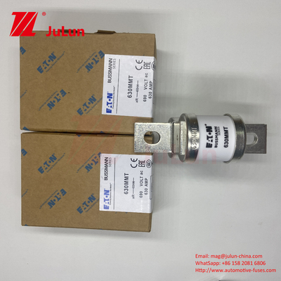 BUSSMANN 630MMT 690V 630A セラミック 銅 ツイン フラット プレート ボルト タイプ 自動車 フューズ BY BUSSMANN
