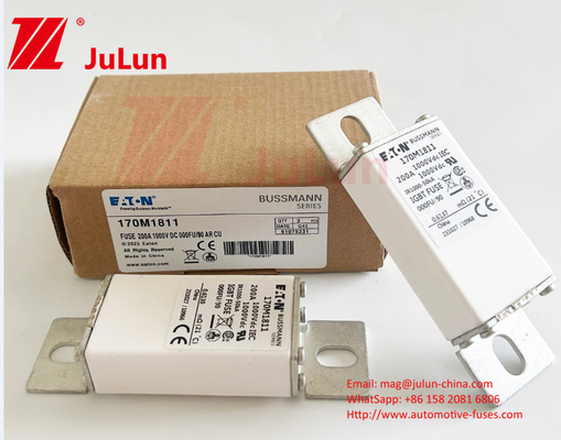 170M1811 200A 1000V セラミック銅 BUSSMANN 自動車用ファイューズ 定電圧 M6/M8 設置