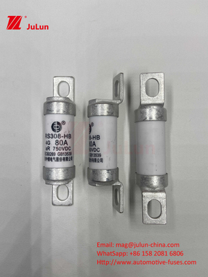 750VDC セラミック自動車ファイューズ RS308 HB 4G 高温 10A 20A 25A 30A 40A 50A 63A 80A 100A 750VDCファイューズ