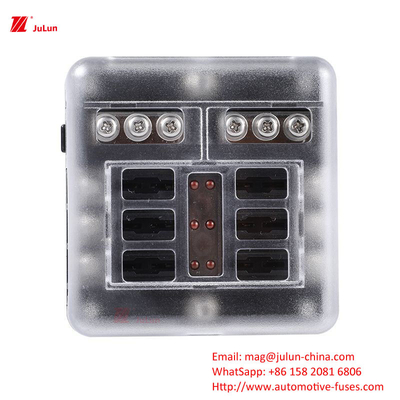ANS/MIDI 30A-500A 手動リセット回路断片 自動車用プラスチック/ナイロンホイジング用