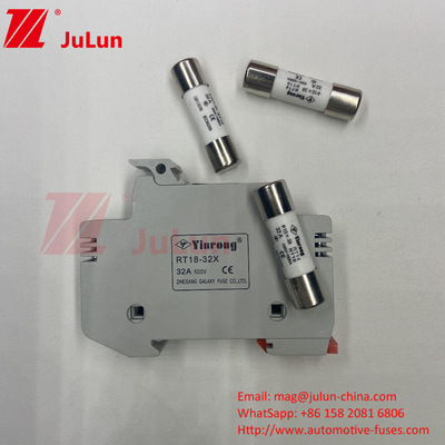 1000VDC ソーラーファイューズ セラミック 30kA 10x38mm 低価格 10x85mm PV ソーラーセラミック DCファイューズリンク 1500vdc PVファイューズ Fa