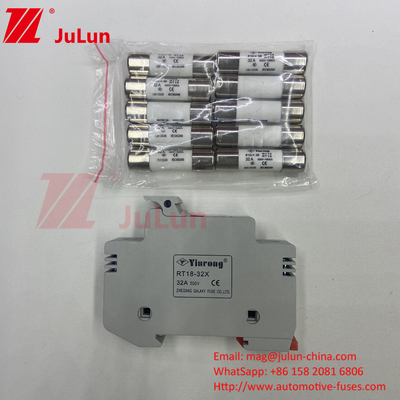 1000VDC-1500VDC 太陽光電池ファイューズホルダー ファイューズ2アンプファイューズ 太陽光DCシリンダ式ファイューズリンク