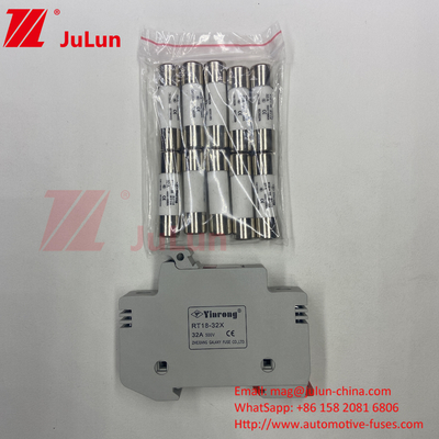 太陽光電池ファイューズ / インバーター 1500VDC 1000VDC 500VDC 10A-63A 30kA用の太陽電池ファイューズホルダー