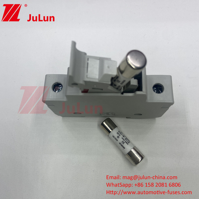 プロフェッショナル 工場 BYPV-18 1ポール 16a 1000v DC Din 鉄道ファイューズホルダー 1500v DCファイューズ ソーラー用
