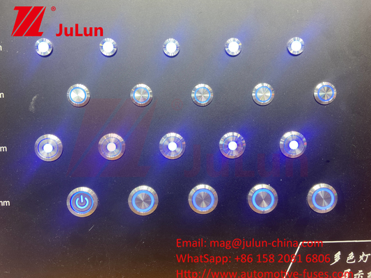 16mm リング照明 瞬間のLED IP67 12mm/16mm/19mm/22mm/LA38/XB2 メタルスイッチボタン 押すボタン メタル押すバック