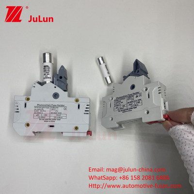 円筒型太陽光電池ファイューズ 10A-63A 1000VDC/1500VDC IEC60269.6ファイューズ 10X38 1p 2p 3Pole Np Dcファイューズ スクウェア 太陽光電池ファイューズ