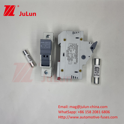 SeanRo ソーラー PV Din ファイューズホルダー ファイューズリンク 10*38mm 1000V 15amp DCファイューズ 25A