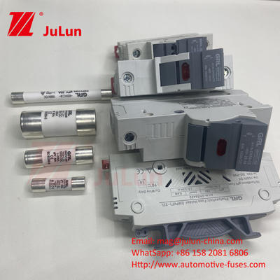 フューズ 1500vdc 20a DNPVF1-32L 太陽系 Pv フューズ 1500vdc 急速吹き セラミック DIN 鉄道 10x85MM 1500V 熱フューズ