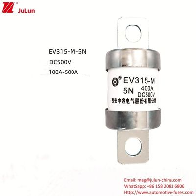 EV ボルト スクリュー 電圧 電源 フュージ 150A-500A 250A 300A 400A 500VDC 産業用 500V 20KA 保護