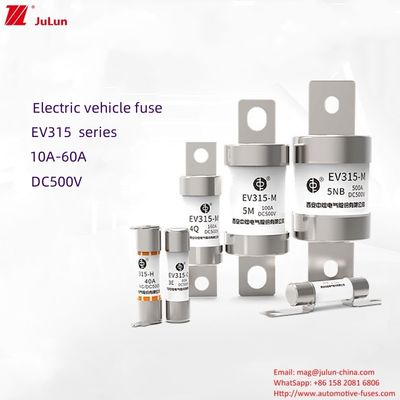 EV315シリーズ 中型電気自動車のスクリューファイューズ 10-60A 500V 20kA 断片能力