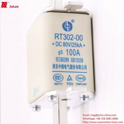 DC80V 携帯電気自動車のシューズ RT302-00 電源システム保護用