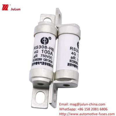 DC750V 32A 63A 100A 電気システム用電動電池ファイューズ