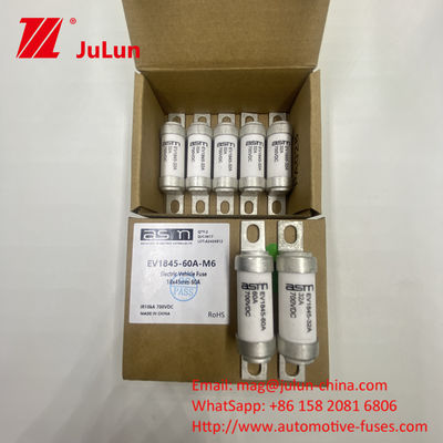EV1845 700VDC 10A 10KA DC電動車充電用のボルトファイューズ ASTM