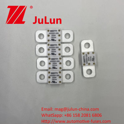 ASTM A202001-100A 150VDC クォーツ砂と金構造のセラミック自動車ファイューズ
