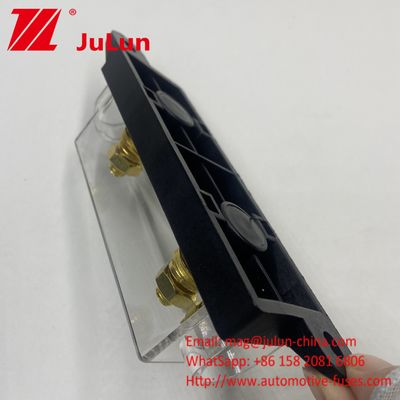 防塵 ADL ファイューズホルダー ブラックバックグラウンド ボルト 電流/列 20A 30A 80A 100A 200A 300A 400A 500A