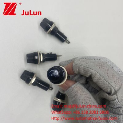 10A 250V AC 6*30 バケライト ミニフューズホルダー バナナプラグソケット