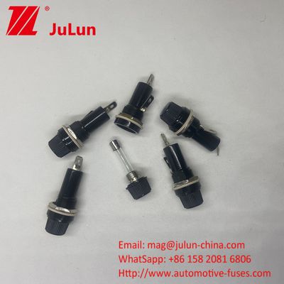 黒銅脚 5*20 6*30mm 自動車ファイューズホルダー バケライト 電動