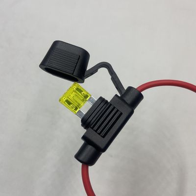 12V 16AWG 防水 標準 自動車 ファイューズ ホール ワイヤ 線内 ファイューズ ホール ケーブル