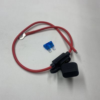 12V 16AWG 防水 標準 自動車 ファイューズ ホール ワイヤ 線内 ファイューズ ホール ケーブル
