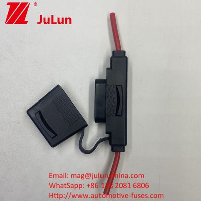 ATC/ATO カスタムインラインシューズホルダー 14AWG 16AWG 18AWG 20AWG ワイヤリングハーネス 80AMP ブレードシューズ 自動車シューズホルダー