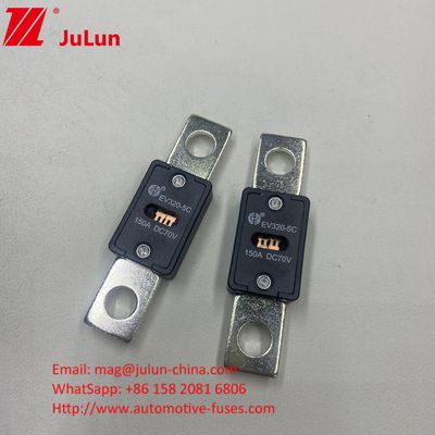 EV320-5X 80A 70VDC SINOFUSE セラミック自動車ファイューズ 小型 ショート回路保護 銅 銀 クォーツ 砂 金