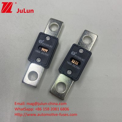 150A 70VDC EV320-5X セラミック自動車ファイューズ クォーツ砂 電気特性 1.0In 4 時間 3.0In 10s 最大