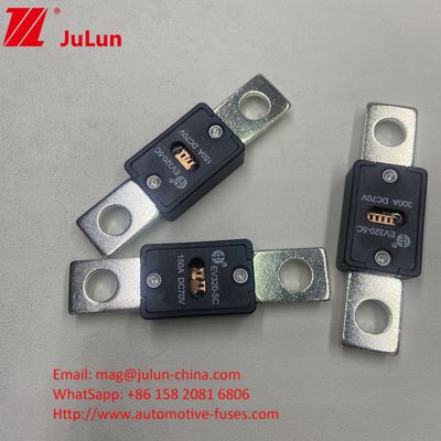 EV320-5X 自動車刃のファイューズ 70VDC 400A 断裂能力 6KA