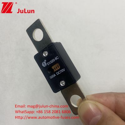 EV320-5C 300A 70VDC 51mm 穴距離とボルト M8 設置モードの自動車刃ファイューズ