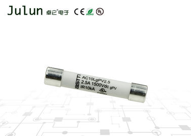 磁器光起電保護1500 VDCの高圧ヒューズの陶磁器の熱ヒューズの10* 57mm