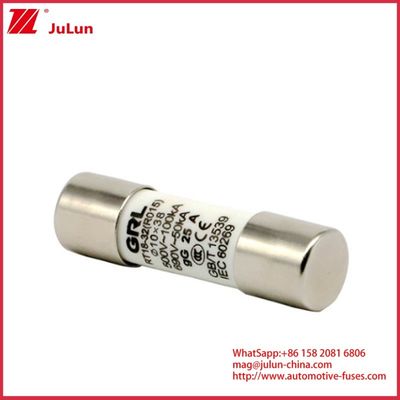 15A 1000VDC フィューズ・リンク 太陽光GPV DC フィューズ 10*38mm 32A ファイューズ・ハウジングを使用するための光伏システムにおける電気保護用