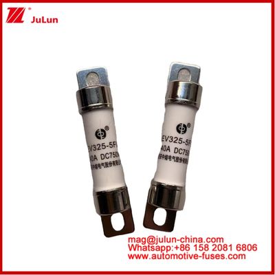 電気自動車用チューブル式ファイューズ EV325-5FL 40A 750VDC 15*51mm ライトボルトの設置と時間常数 2±0.5ms