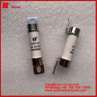 電気自動車用チューブル式ファイューズ EV325-5FL 40A 750VDC 15*51mm ライトボルトの設置と時間常数 2±0.5ms
