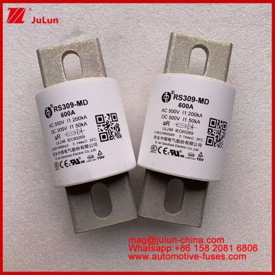 パワードライブ パワーシステム セラミック オートフューズ RS309-MD 600A 500VAC 200KA 500VDC 50KA AR 管状電気自動車 30-800A