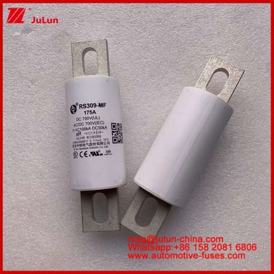 RS309-MF 175A 750VDC UL 電動車と電力システム用チューブルセラミックファイューズ AR 750VDC/700AC IEC 20KA GB 5-800A