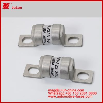 EV322-2GL 180A 250VDC ボルト接続構造 電気自動車用セラミックチューブルファイューズ M6 M8 修理 小型 高断裂能力