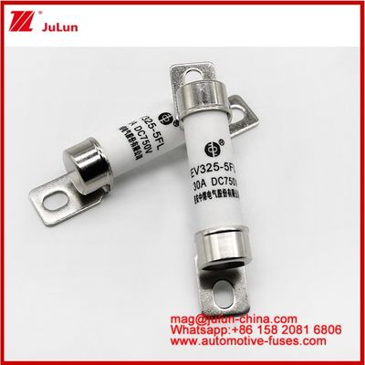 EV325-5FL 30A 750VDC 高定位電動車 メカニカルショック 管状セラミックフューズ EVまたはHEV コンパクト・ストリーム ボルト構造 振動耐性 優れた直流性能