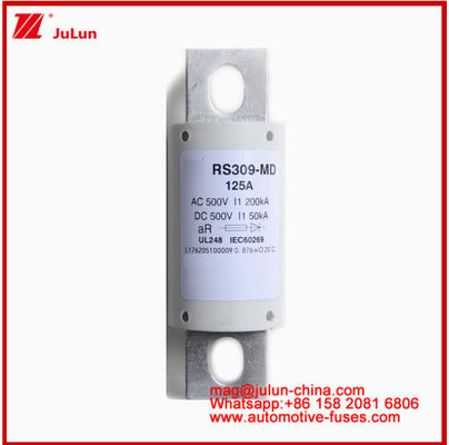 RS309-MD-125A セラミックオートフューズ 500VAC200KA 500VDC 50KA AR DC パフォーマンス チューブル型自動車ボルト接続構造