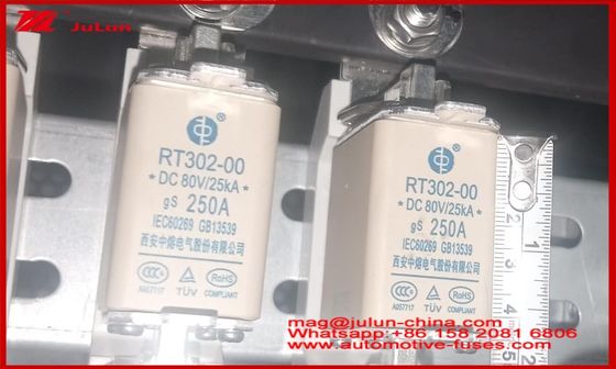 ブレイド・キャレミック 小型自動車ファイューズ RT302-00 250A DC80 25KA GG 自動車マウント