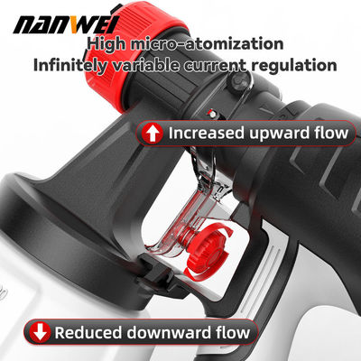 人気 高スプレー 空気スプレー 700ml 圧力塗装銃 ワイヤレス ポータブル 電動 1.5mm 1.0mm ダイエットグレード バッテリー電源 リニューアル 再建 家 庭園