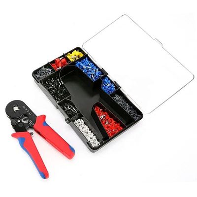 便利で多用途なミニワイヤーフェルールチューブ端子圧着ペンチキット 1200個入り 家庭用電気絶縁
