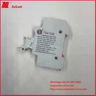 PVヒューズ 10*38mm 30A 1000VDC 6 KV 定格インパルス耐電圧 高遮断容量20kAのソーラーPVヒューズ