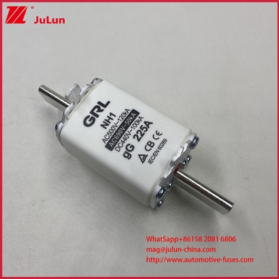 NH000 NT000 300A 225A 500V 120kA 高断裂能力のファイューズ・ファイューズ・リンク GG-gLナイフ・コンタクター・ブレード
