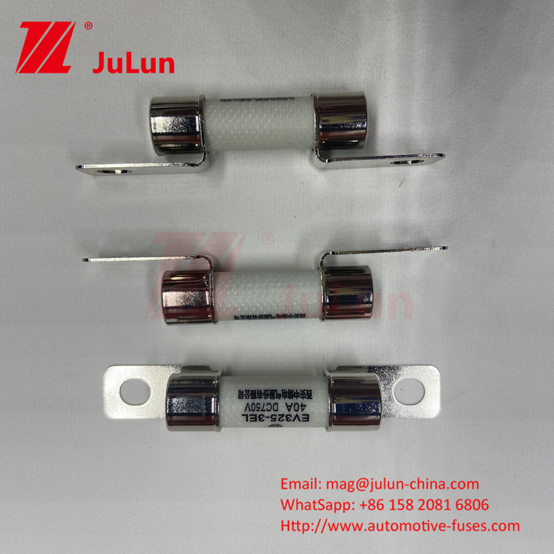 セラミックチューブ15A 40A 50A EVファイューズ 750VDC EV32510A-50A 750VDC セラミックボルトマウント自動車ファイューズ