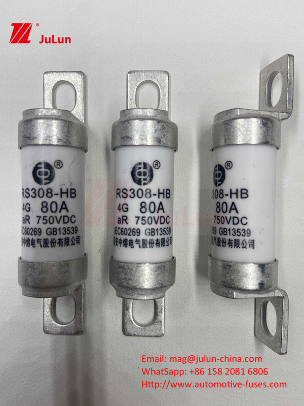 EV RS308 フィューズ メカニカルショック 25A 30A 40A 50A セラミック 銅 定電圧 DC750V 家庭用 EV 電気自動車用 充電器