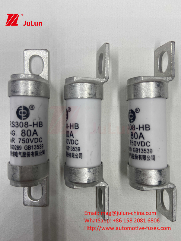 100A80A 750VDC エネルギー貯蔵 10A 25A 30A 50AEV 電動牽引システムのためのスマート保護付き電圧マイクロファイューズ