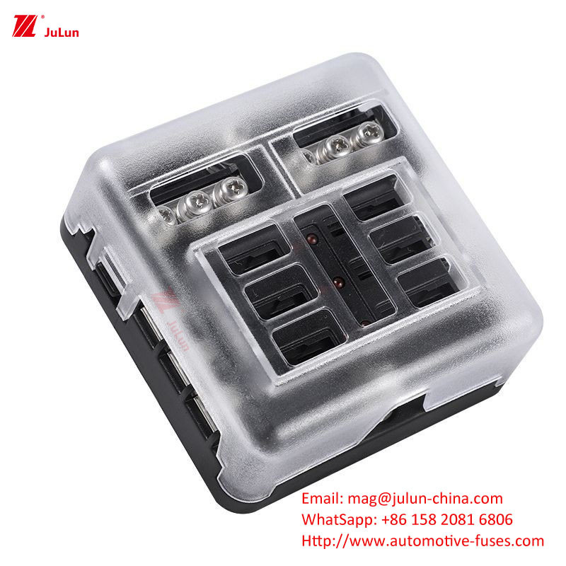 ANS/MIDI 30A-500A 手動リセット回路断片 自動車用プラスチック/ナイロンホイジング用