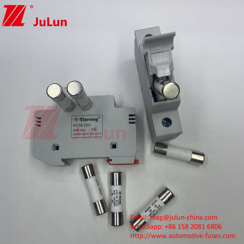 高電圧太陽電池ファイューズ 10A~63A 太陽光発電インバーター 500vdc 1000vdc 1500vdc