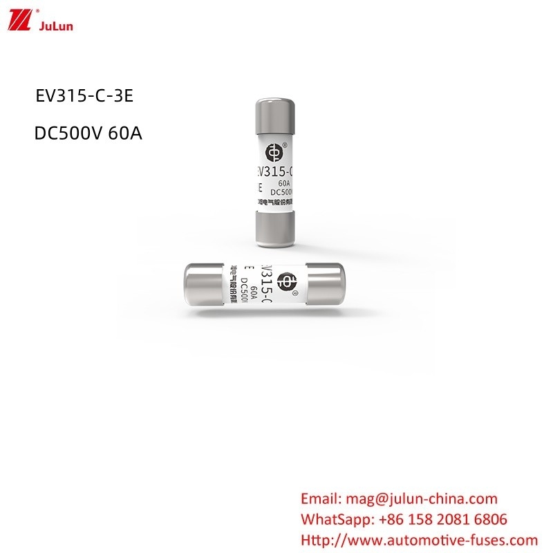新エネルギー パワー 中高圧セラミック・フューズ/ EV315-C-3E DC500V 10A,15A,20A,30A,40A,50A.60A