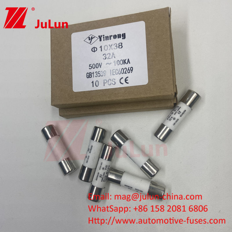 3A 10*38mm セラミック PV ストリング ファイューズ フォトボータイクシステム AC220V AC380V AC50 0V AC690V AC800V